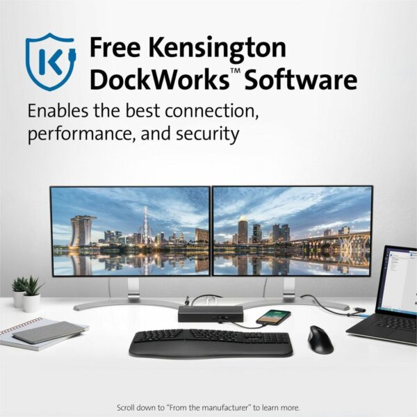 Kensington SD4780p USB 4K Hybrid Docking Station - Image 2