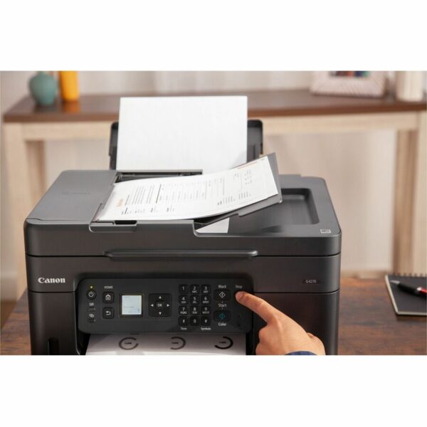 Canon PIXMA G4270 Wireless MegaTank Inkjet Multifunction Printer - Color - Black - Image 4