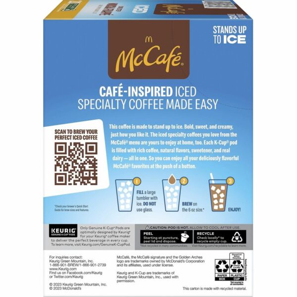 McCafé® K-Cup Iced One-Step Mocha Frappe - Image 2