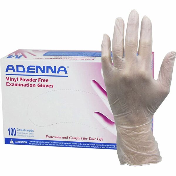 Adenna Vinyl Powder Free Exam Gloves