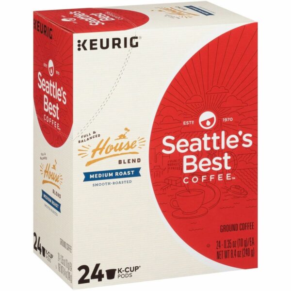 Seattle's Best Coffee K-Cup House Blend Coffee - Image 2