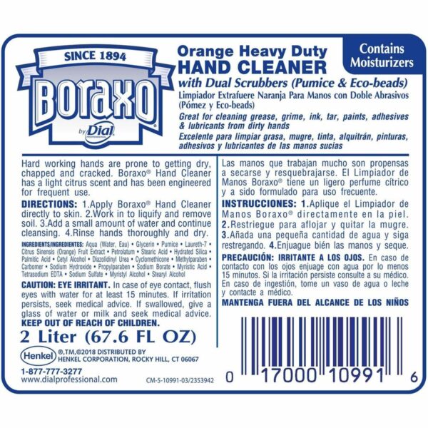 Boraxo Orange Heavy Duty Hand Cleaner - Image 2