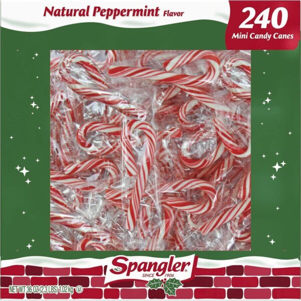 Spangler Peppermint Candy Canes