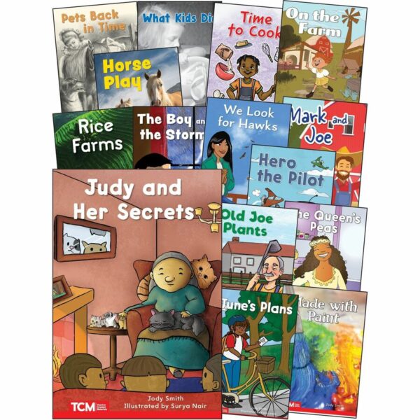 Shell Education Decodable Books Grade 1 Set 2: 15-Book Set Printed Book