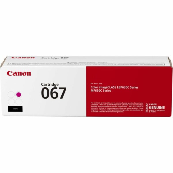 Canon 067 Original Standard Yield Laser Toner Cartridge - Magenta - 1 Each