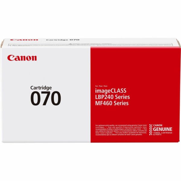 Canon 070 Original Standard Yield Laser Toner Cartridge - Black - 1 Each