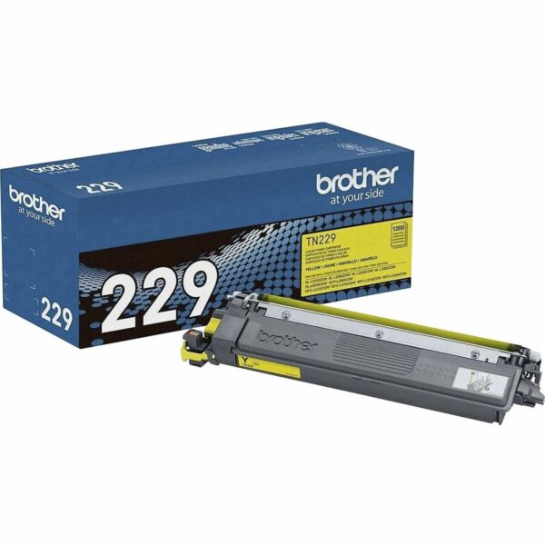 Brother Original Standard Yield Laser Toner Cartridge - Yellow - 1 Each