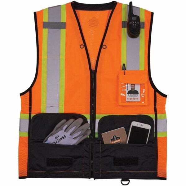 Ergodyne 8251HDZ-BK 2-Tone Hi-Vis Safety Vests - Image 3