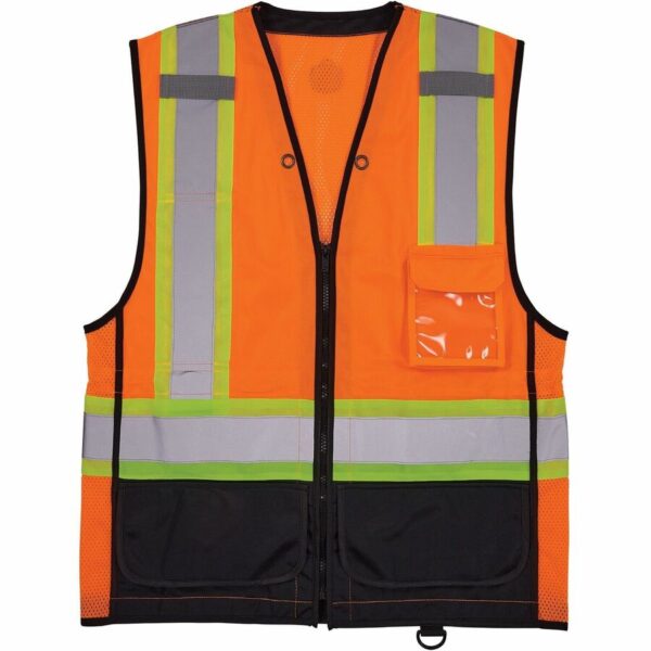 Ergodyne 8251HDZ-BK 2-Tone Hi-Vis Safety Vests