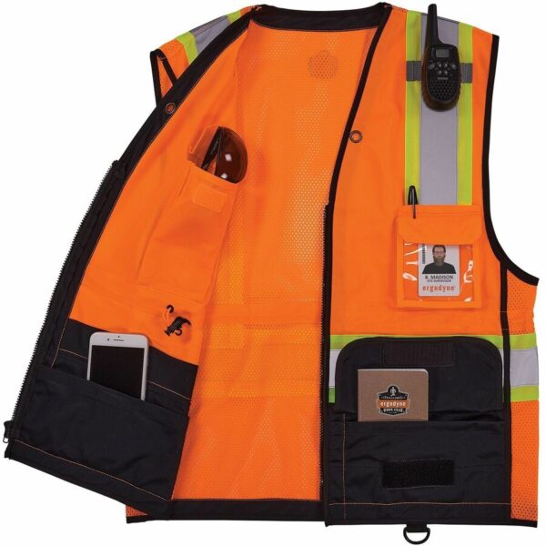 Ergodyne 8251HDZ-BK 2-Tone Hi-Vis Safety Vests - Image 3