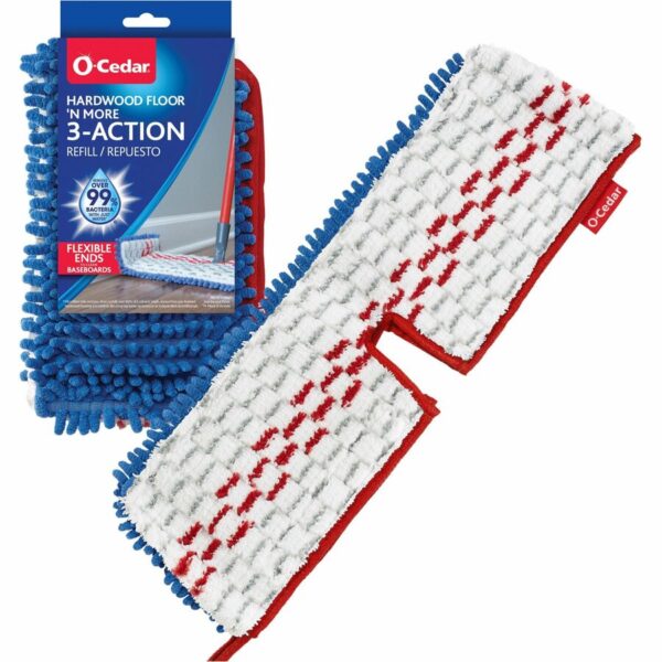 O-Cedar Hardwood Floor 'N More 3-Action Mop Refill