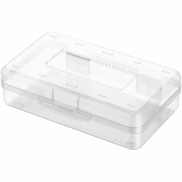 Business Source Carrying Case Pencil, Writing Utensils, Supplies - Clear