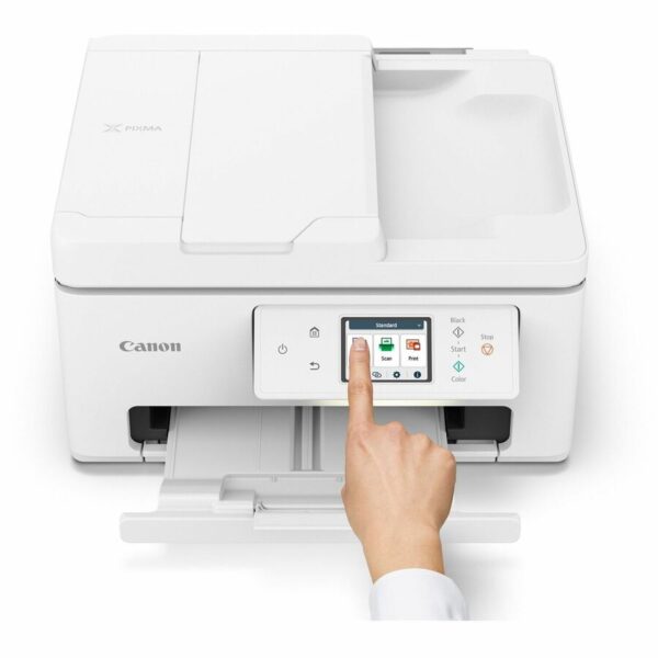 Canon PIXMA TR7820 Wireless Inkjet Multifunction Printer - Color - White - Image 2