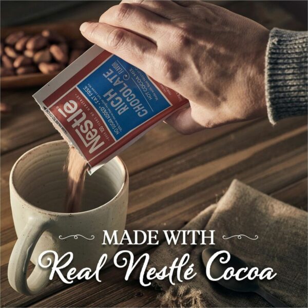 Nestle Fat-Free Rich Chocolate Single-Serve Hot Cocoa Mix - Image 4