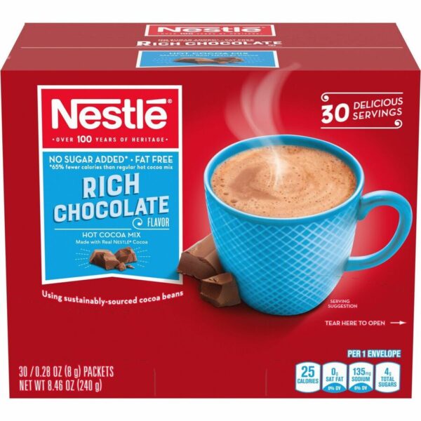 Nestle Fat-Free Rich Chocolate Single-Serve Hot Cocoa Mix