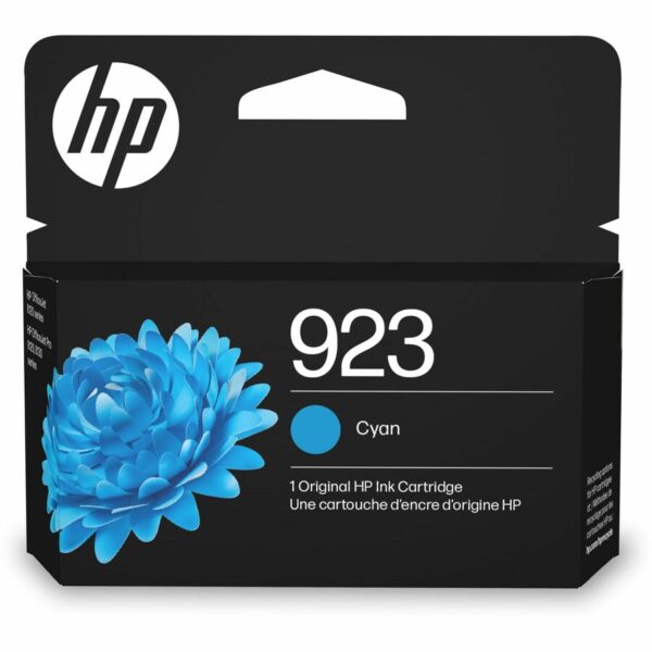 HP 923 Original Inkjet Ink Cartridge - Cyan - 1 Each