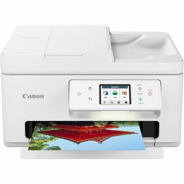 Canon PIXMA TS7720 Wireless Inkjet Multifunction Printer - Color - White - Image 2