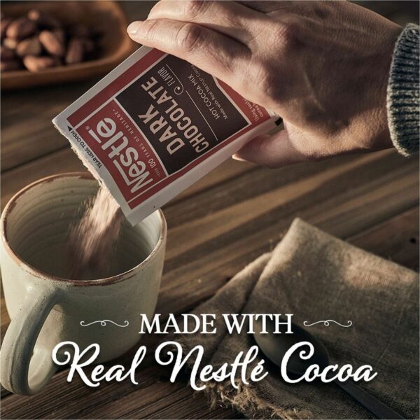 Nestle Dark Chocolate Single-Serve Hot Cocoa Mix - Image 4