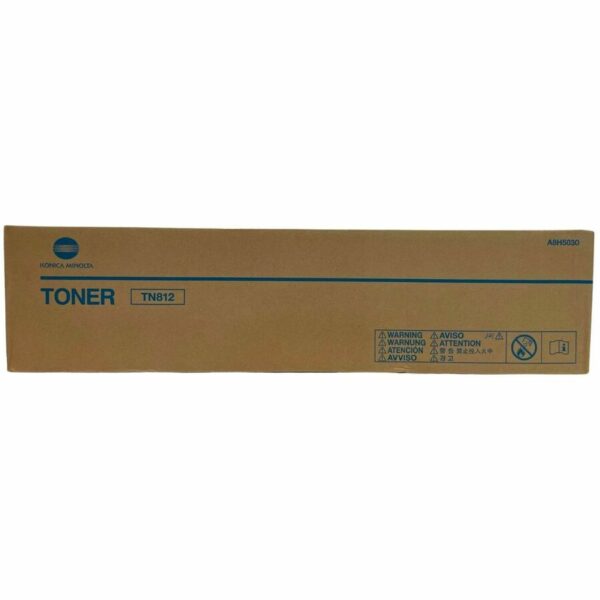 Konica Minolta TN-812 Original Laser Toner Cartridge - Black - 1 Each