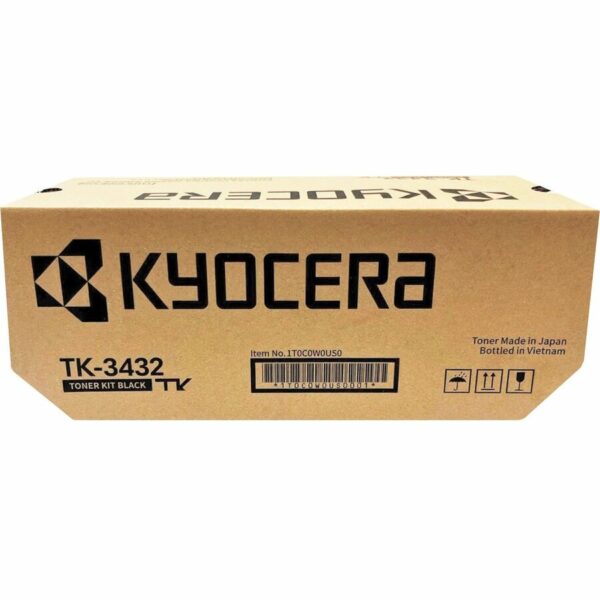 Kyocera TK-3432 Original Laser Toner Cartridge - Black - 1 Each - Image 2