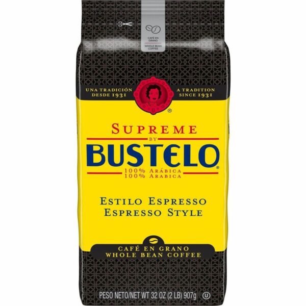 Supreme by Bustelo Whole Bean Espresso WB Coffee