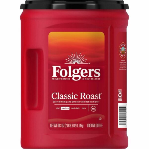 Folgers® Ground Canister Classic Roast Coffee - Image 6