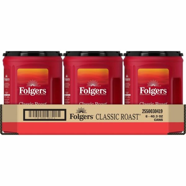 Folgers Ground Canister Classic Roast Coffee