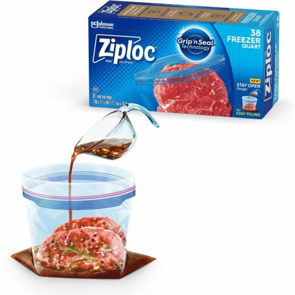 Ziploc® Grip n' Seal Freezer Bags