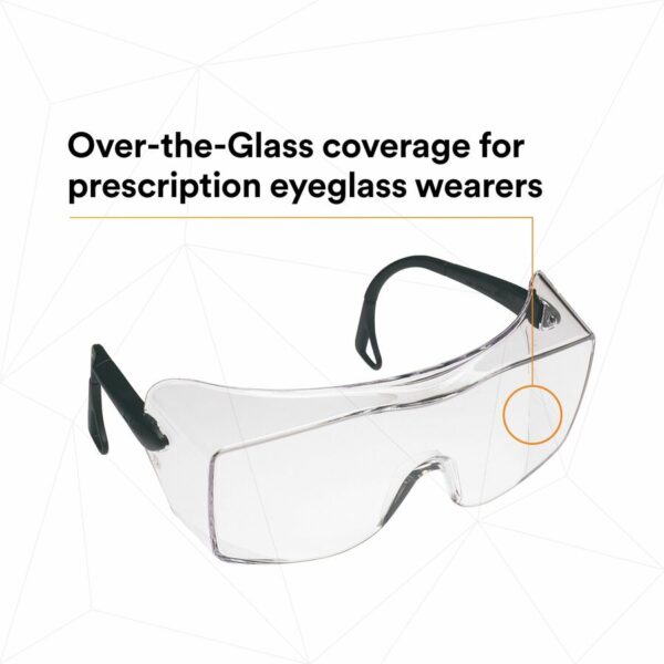 3M OX Protective Eyewear - Clear Lens - Image 2