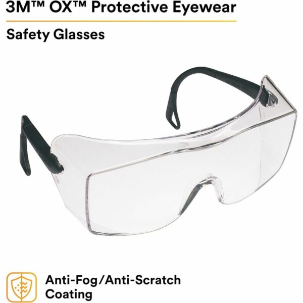 3M OX Protective Eyewear - Clear Lens - Image 4