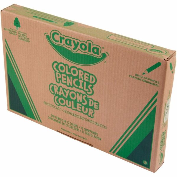 Crayola Classpack Coloured Pencils Assorted Colours 240/cse - Image 3