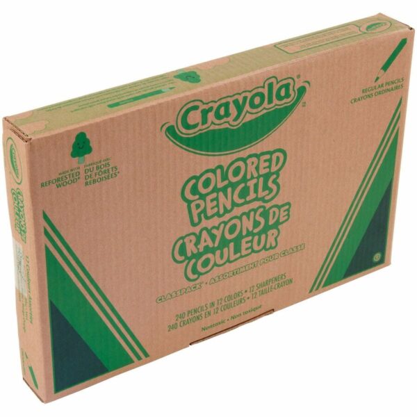 Crayola Classpack Coloured Pencils Assorted Colours 240/cse - Image 4