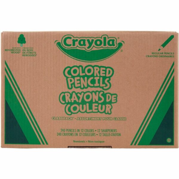 Crayola Classpack Coloured Pencils Assorted Colours 240/cse - Image 6