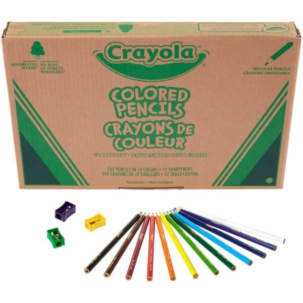 Crayola Classpack Coloured Pencils Assorted Colours 240/cse