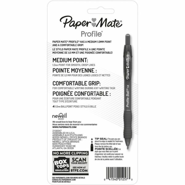 Paper Mate Profile Retractable Ballpoint Pens - Image 2