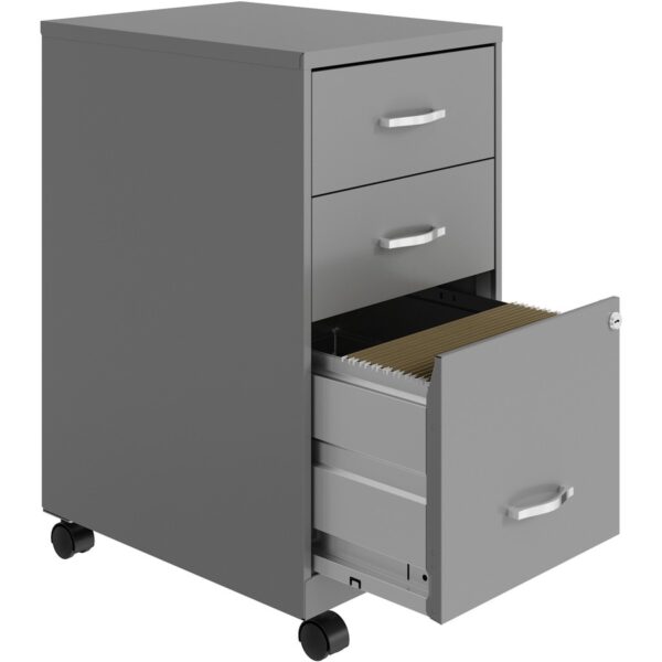 NuSparc 3-Drawer Organizer Metal File Cabinet - Image 3