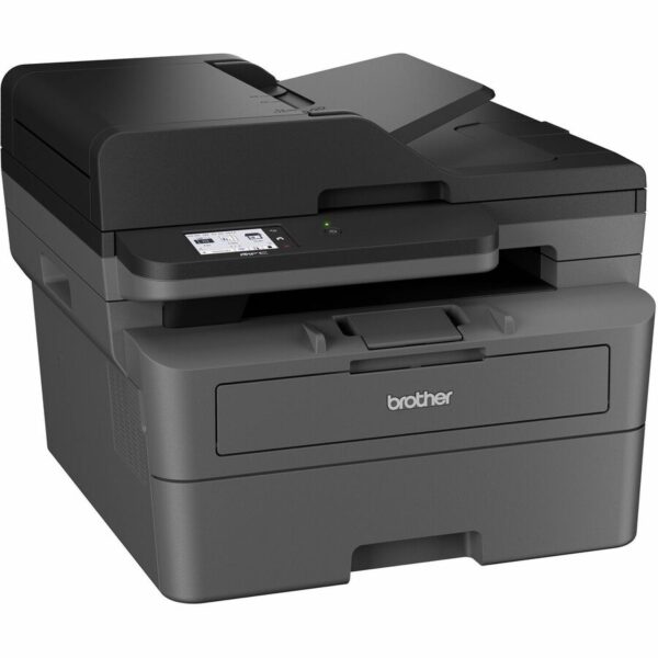 Brother MFC-L2820DW Wireless Laser Multifunction Printer - Monochrome - Gray - Image 3