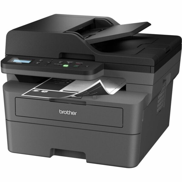 Brother DCP-L2640DW Wireless Laser Multifunction Printer - Monochrome - Gray - Image 2