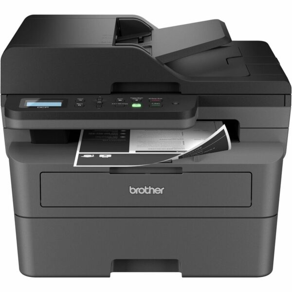 Brother DCP-L2640DW Wireless Laser Multifunction Printer - Monochrome - Gray - Image 4