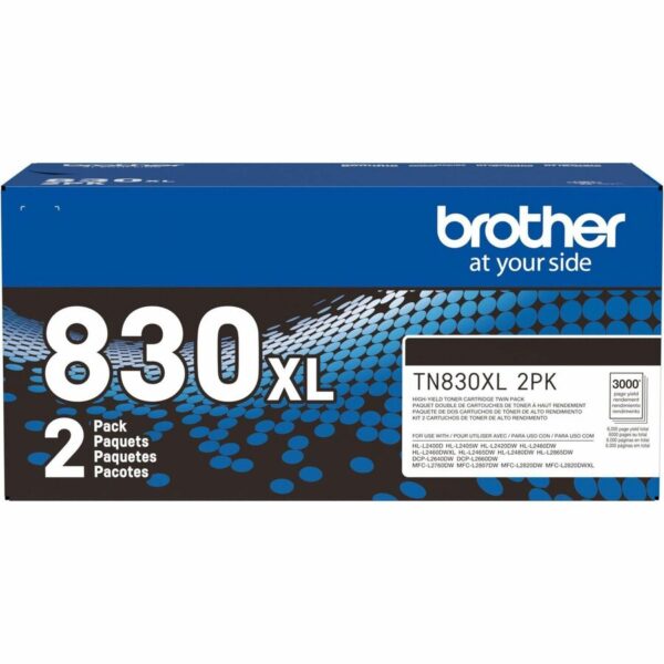 Brother Original High Yield Laser Toner Cartridge - Twin-pack - Black - 2 / Pack