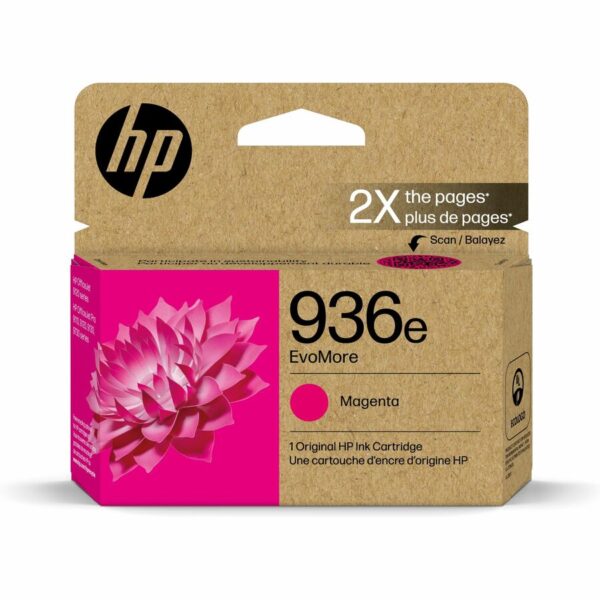 HP EvoMore 936e Original High Yield Inkjet Ink Cartridge - Magenta - 1 Each