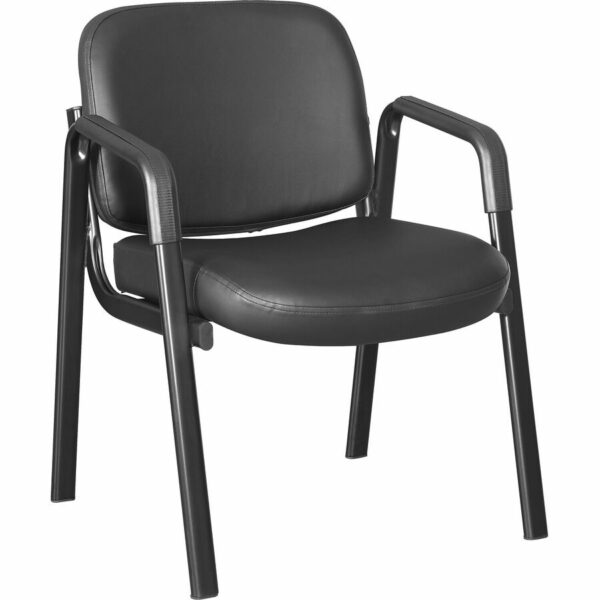 Lorell Deluxe Leather 4-Leg Guest Chair