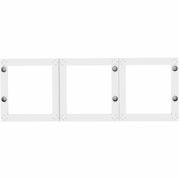 Lorell Desk-Mount Hutch Frosted Glass Door - Image 3