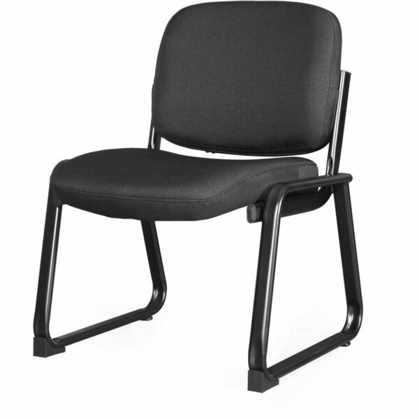 Lorell Black Fabric Guest Chair - Image 2