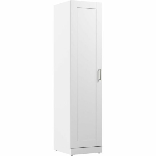 Bush Business Furniture Hampton Heights 17W Tall Narrow Storage Cabinet with Door and Shelves