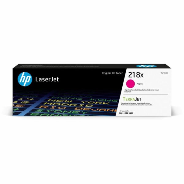 HP 218X Original High Yield Laser Toner Cartridge - Magenta - 1 Each