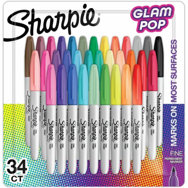 Sharpie Glam Pop Permanent Markers