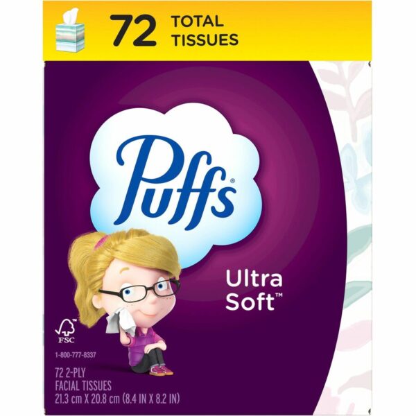 Puffs facial tissues, ultra soft, 7 2 count