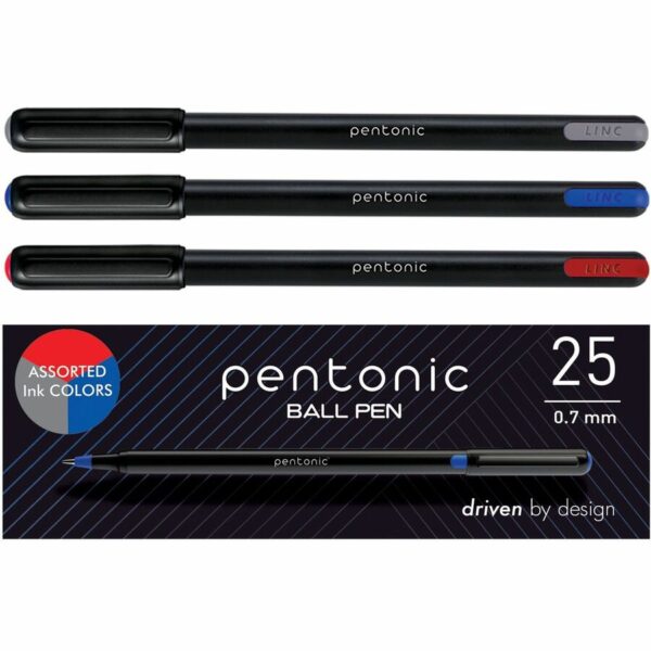 Pentonic ball pen set of 2 5