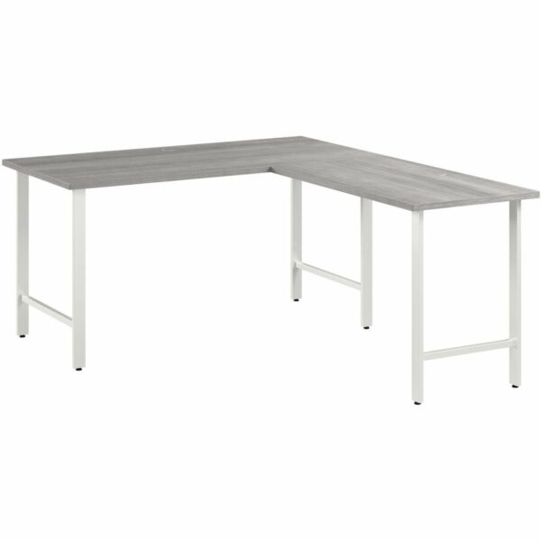 Bush Business Furniture Hustle 60W x 30D L Shaped Computer Desk with Metal Legs